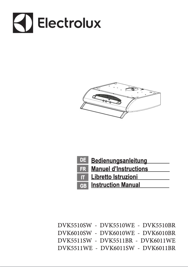 Page n°1 - Manuel utilisateur Electrolux DVK6011SW