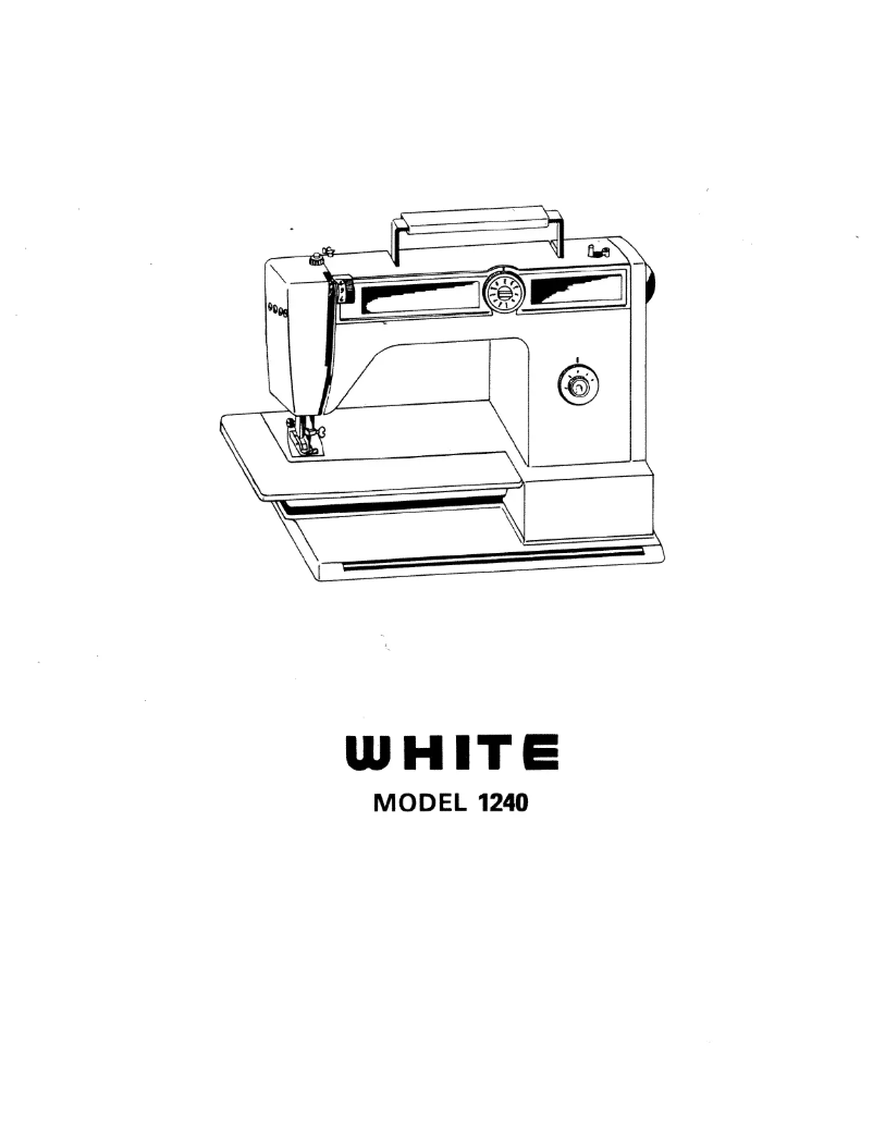 Image de la première page du manuel de l'appareil W1240
