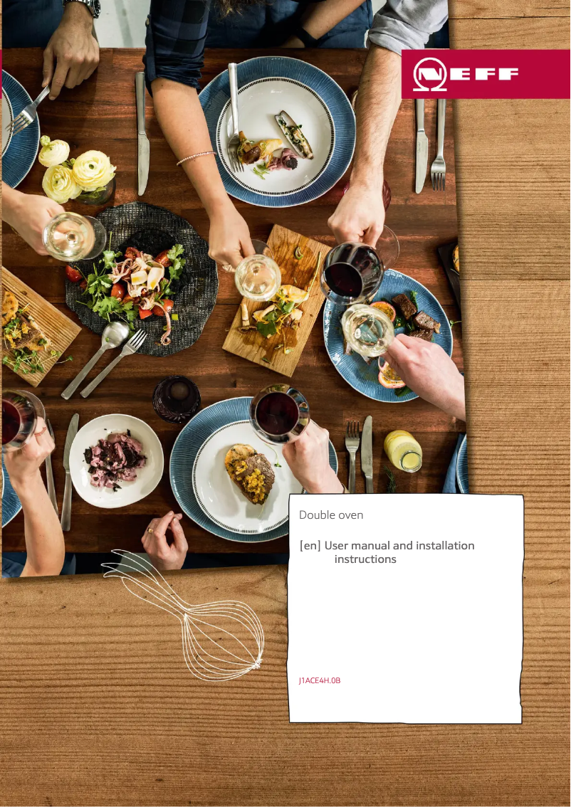 Page 1 de la notice Guide d'installation Neff J1ACE4HN0B