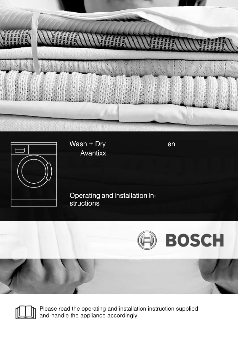 Page n°1 - Manuel utilisateur Bosch Avantixx 7 WVD24460GB