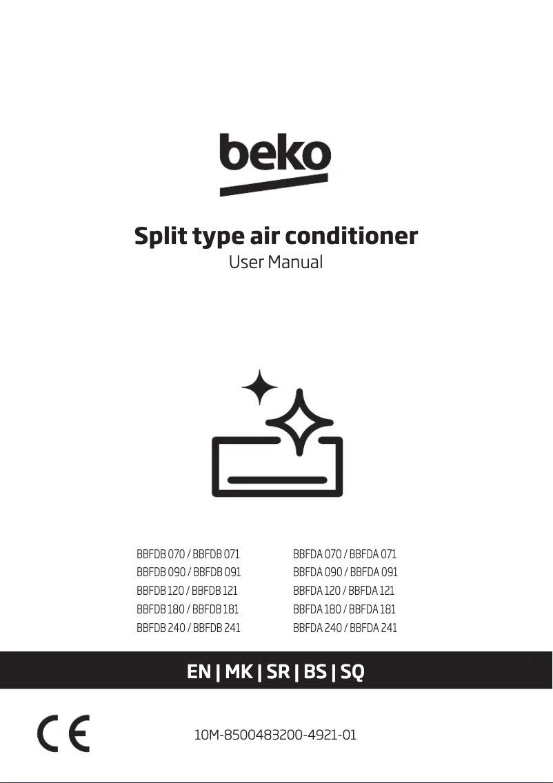 Page 1 de la notice Manuel utilisateur Beko BBFDB 241