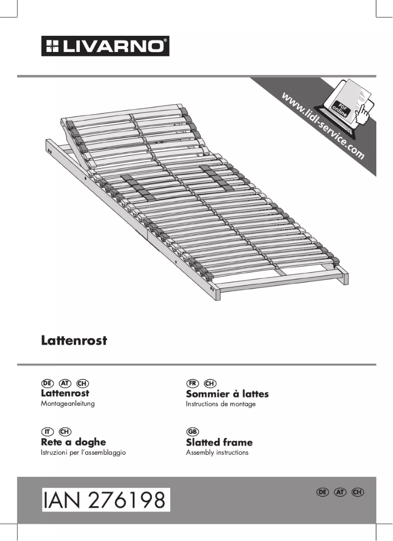 Image de la première page du manuel de l'appareil IAN 276198