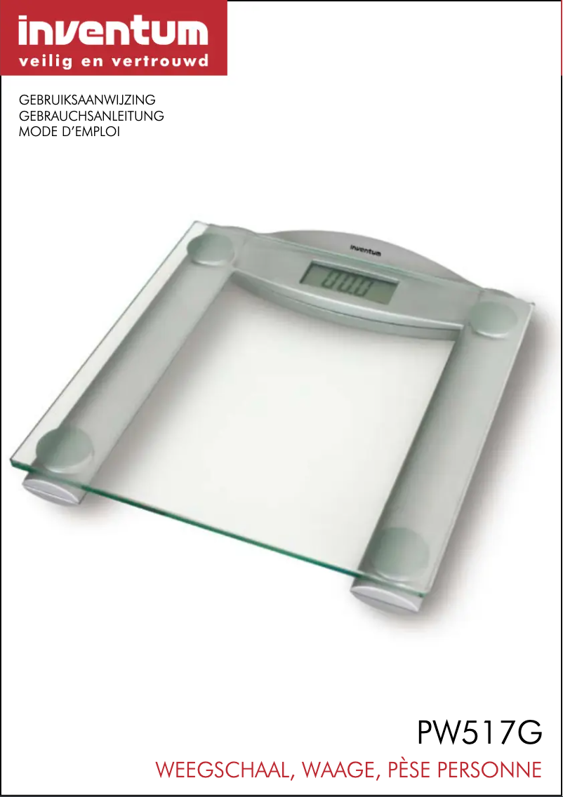 Page 1 de la notice Manuel utilisateur Inventum PW517G