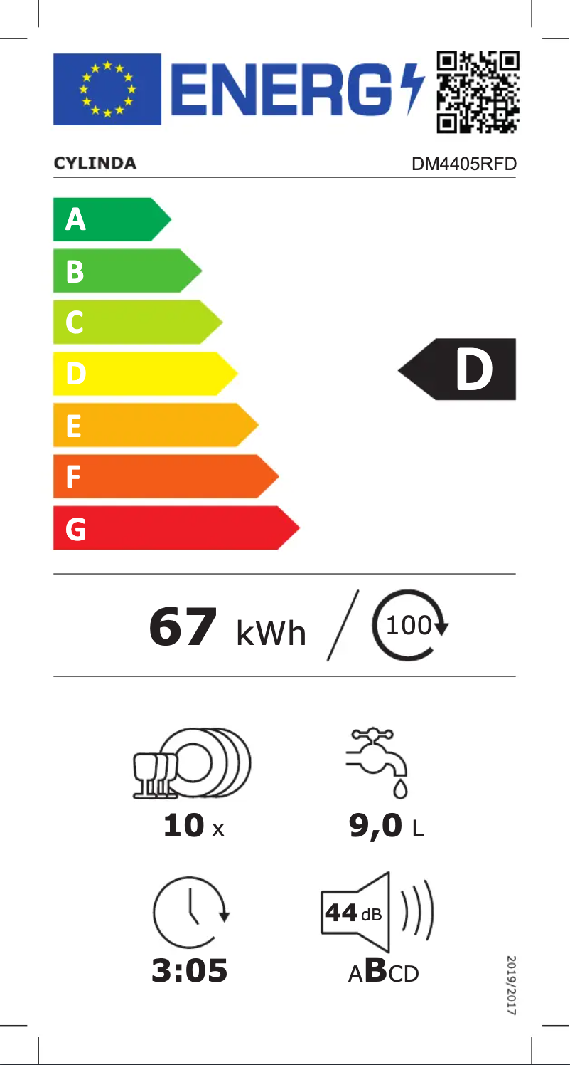 Image de la première page du manuel de l'appareil DM4405RFD
