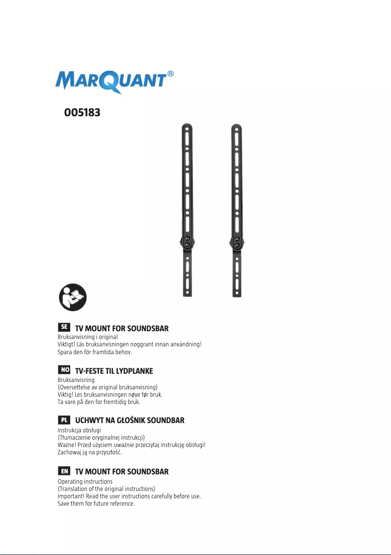 Image de la première page du manuel de l'appareil 005-183
