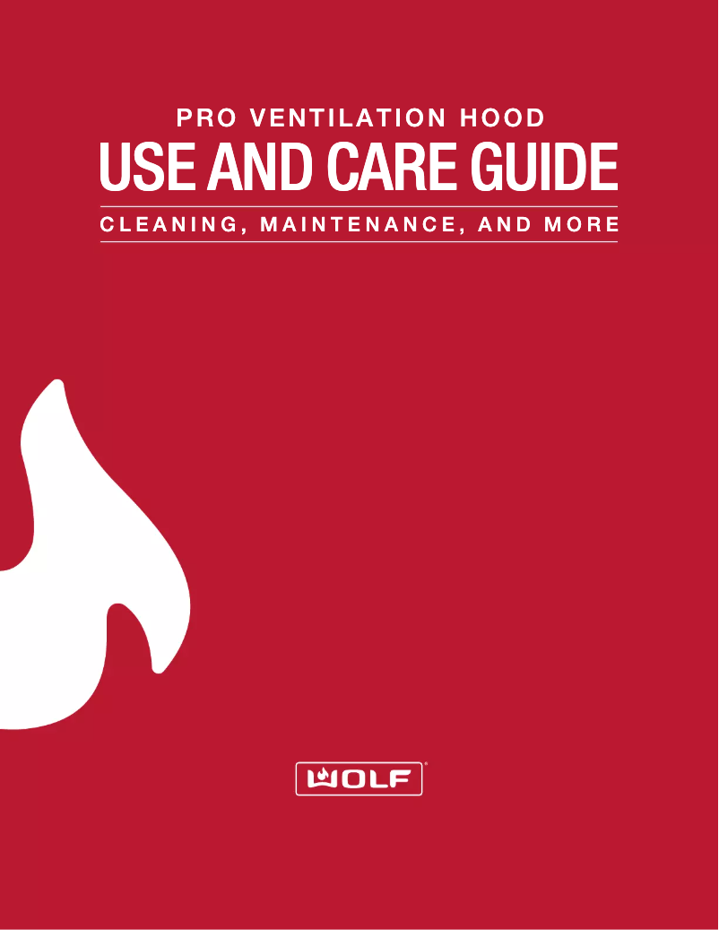 Page 1 de la notice Manuel d'utilisation et d'entretien Wolf PI663418