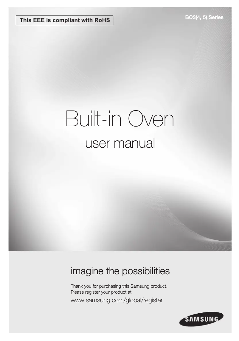 Image de la première page du manuel de l'appareil BQ3D4T037