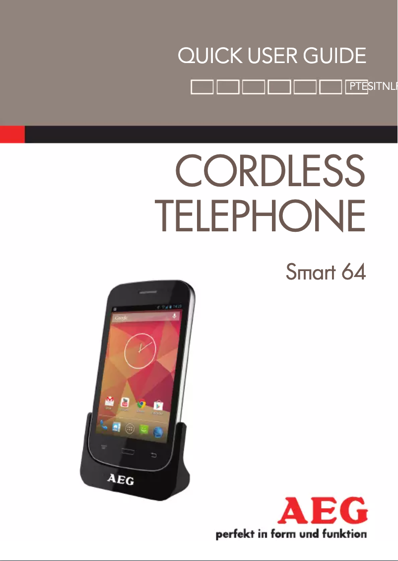 Page 1 de la notice Manuel utilisateur AEG Smart 64