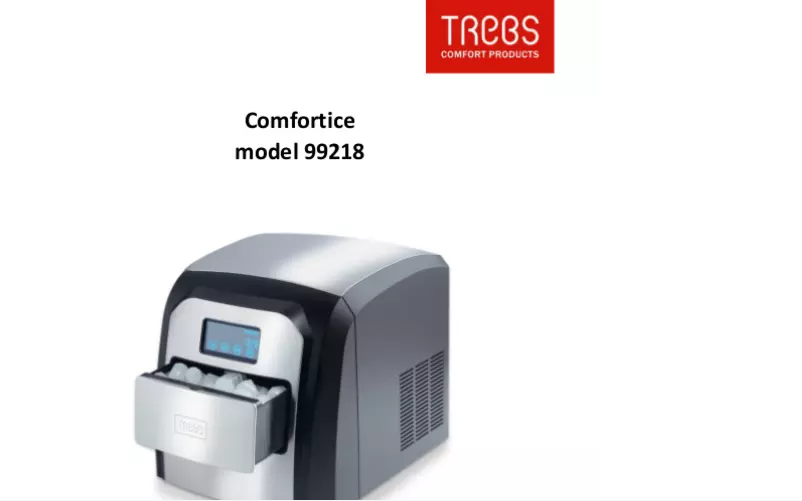 Page 1 de la notice Manuel utilisateur Trebs Comfortice 99218