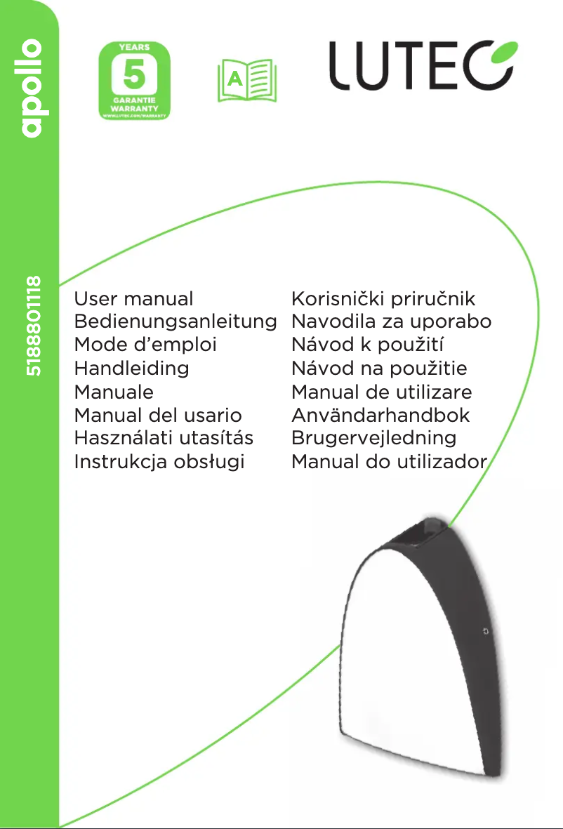 Página 1 del manual Manual de usuario Lutec Apollo