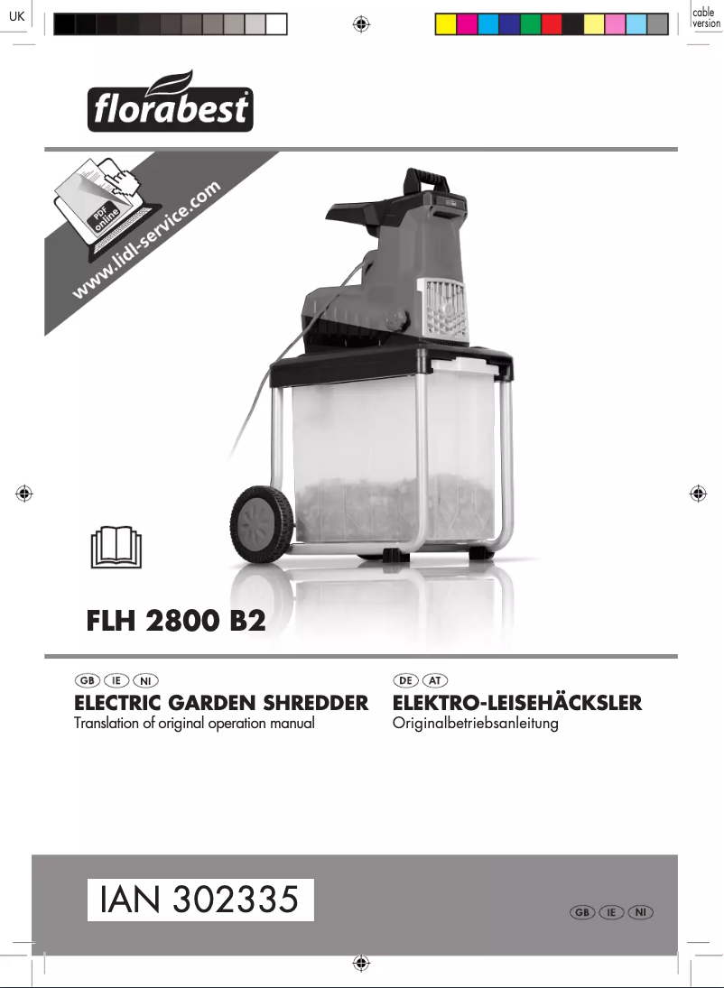 Page n°1 - Manuel utilisateur Florabest FLH 2800 B2