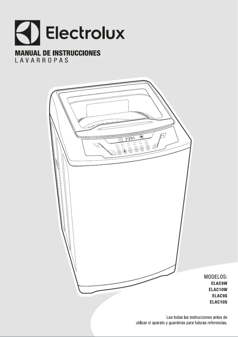 Image de la première page du manuel de l'appareil ELAC9W