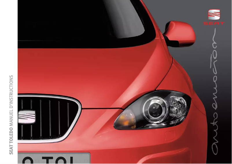 Image de la première page du manuel de l'appareil Toledo (2009)