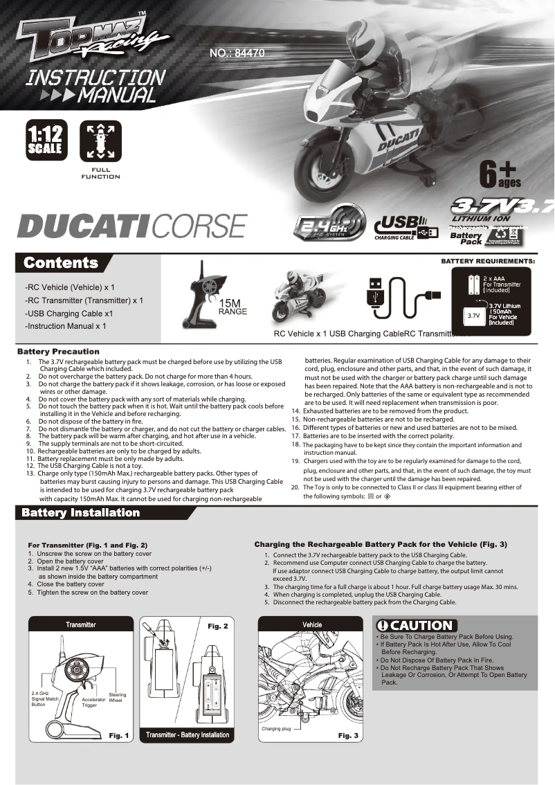 Page n°1 - Manuel utilisateur Biltema 84-1478