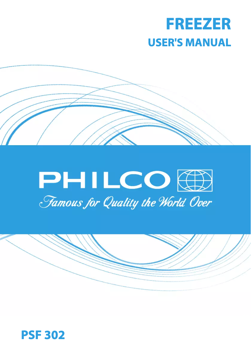 Page n°1 - Manuel utilisateur Philco PSF 302