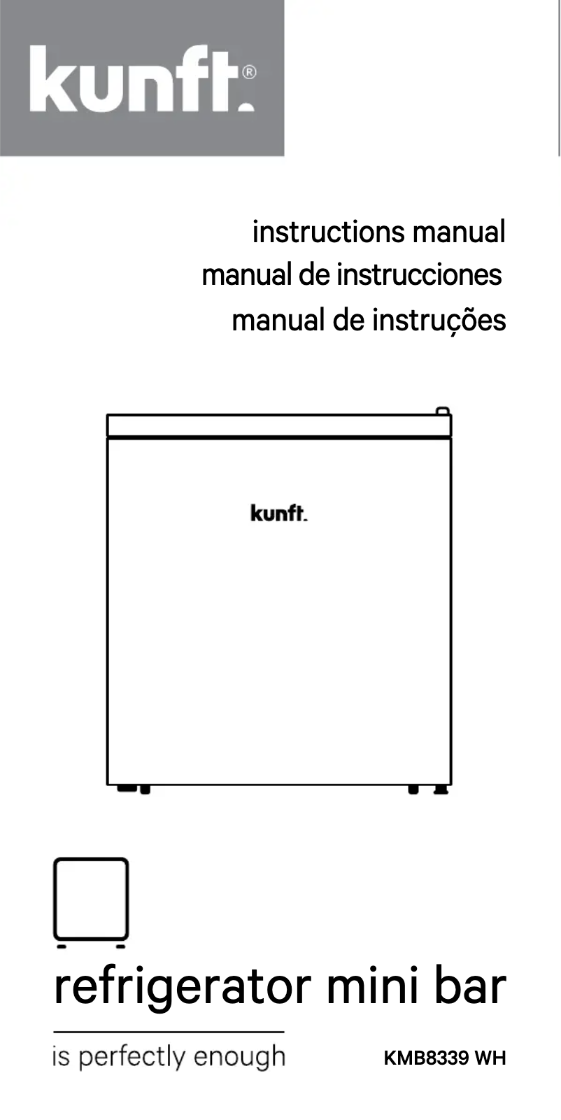 Page 1 de la notice Manuel utilisateur Kunft KMB8339