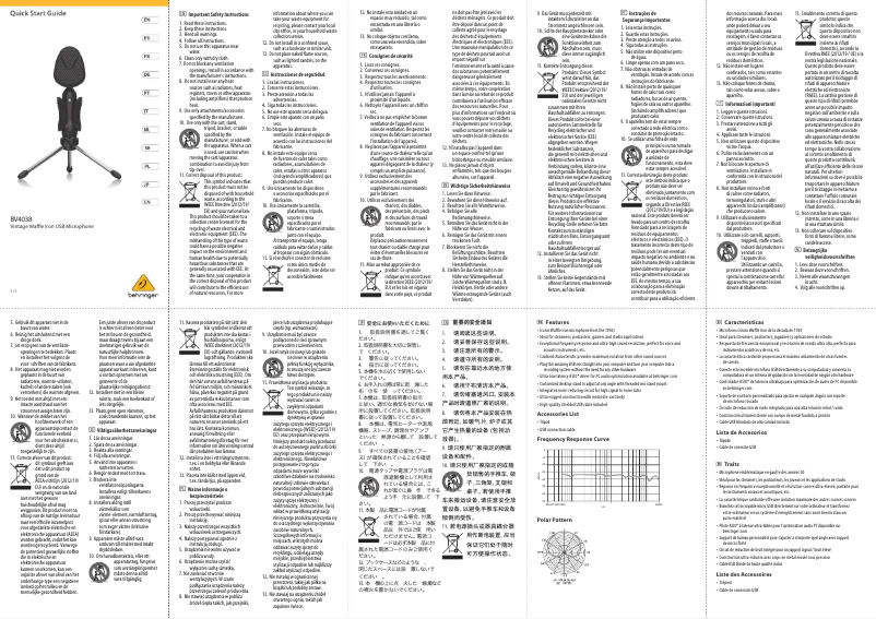 Imagen de la primera página del manual del dispositivo BV4038