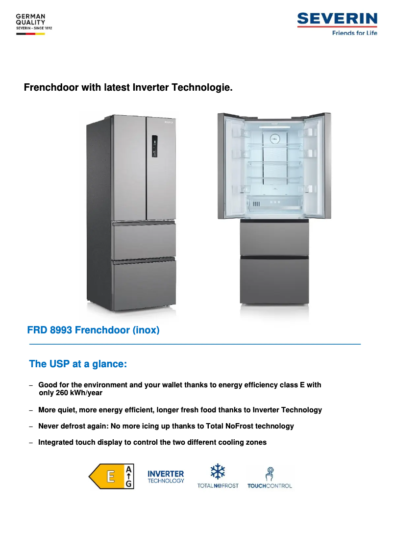 Image de la première page du manuel de l'appareil FRD 8993