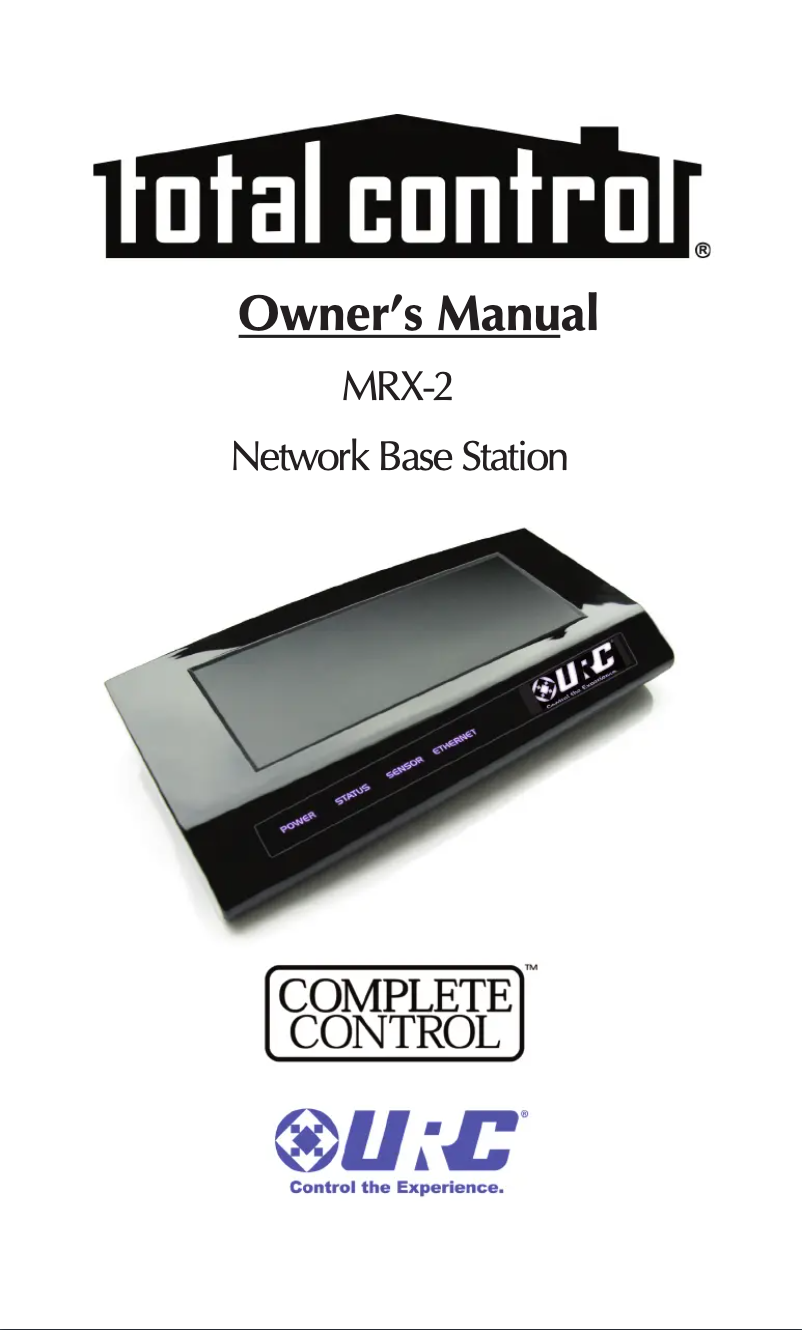 Imagen de la primera página del manual del dispositivo MRX-2