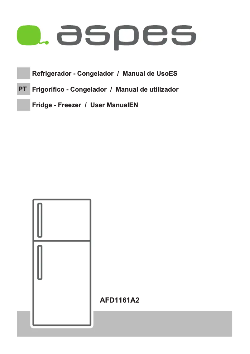 Page 1 de la notice Manuel utilisateur Aspes AFD1161A2