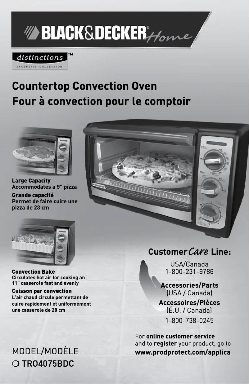 Image de la première page du manuel de l'appareil TRO4075BDC