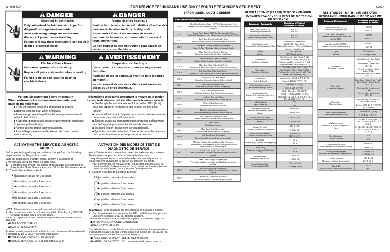 Image de la première page du manuel de l'appareil JGRP648HM