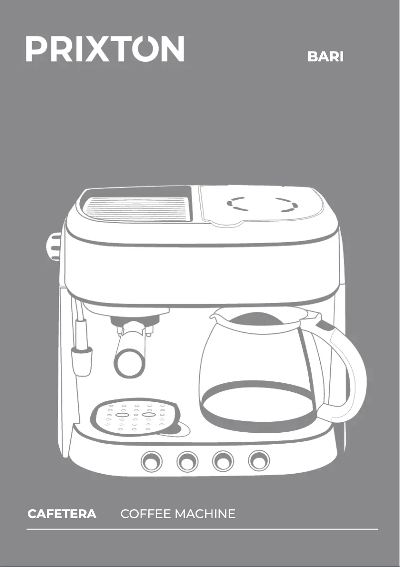 Page 1 de la notice Manuel utilisateur Prixton Bari