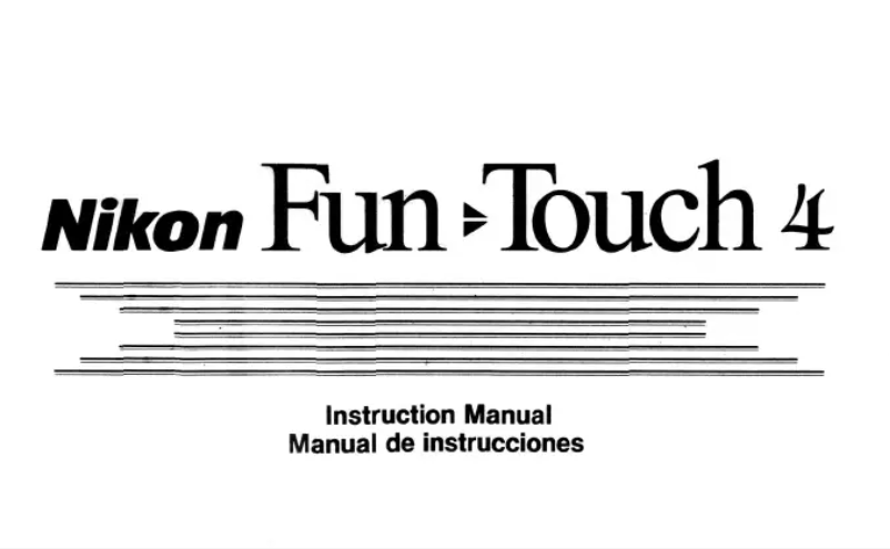 Image de la première page du manuel de l'appareil Fun Touch 4