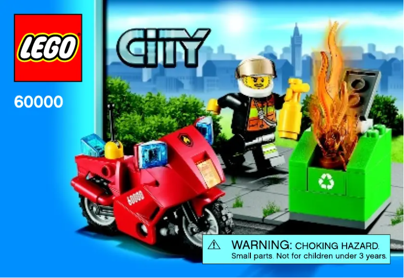 Page 1 de la notice Manuel utilisateur Lego City 60000