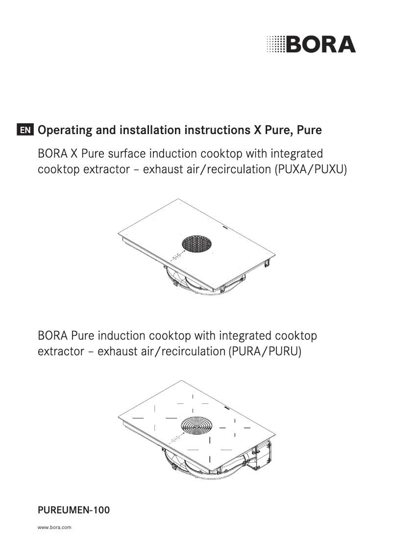 Page n°1 - Manuel utilisateur BORA Puru