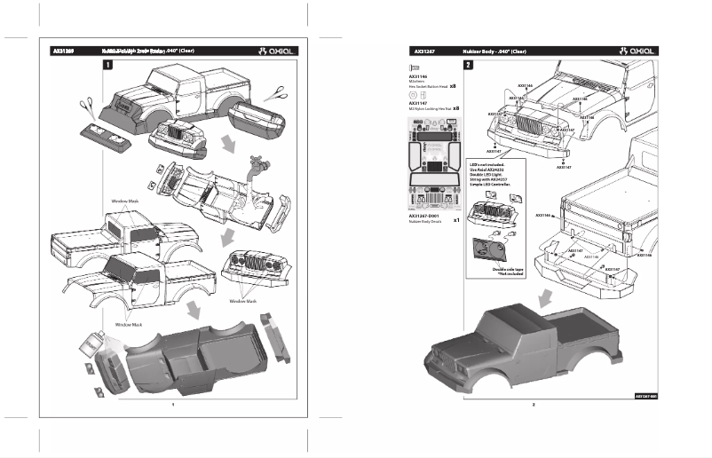 Page 1 de la notice Manuel utilisateur Axial Jeep NuKizer 715