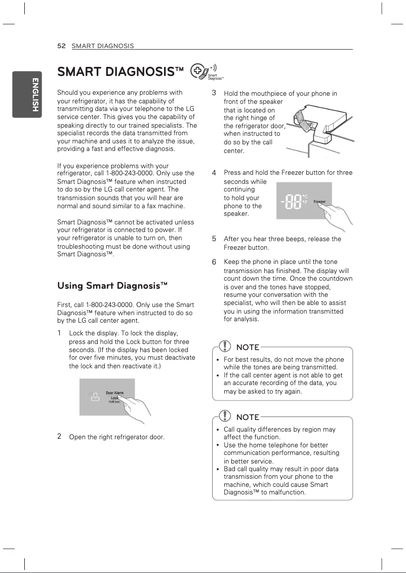 Page 1 de la notice Manuel utilisateur LG LMXC23796