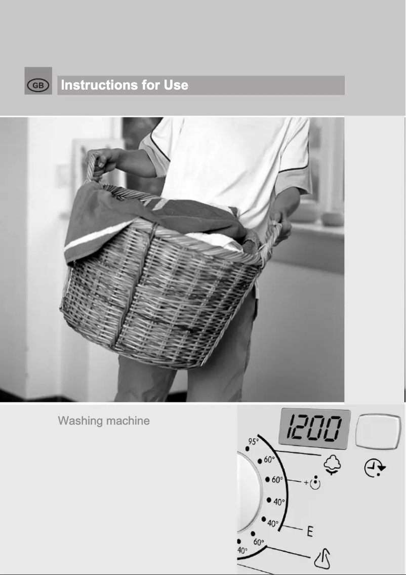 Page n°1 - Manuel utilisateur Gorenje WS 40109