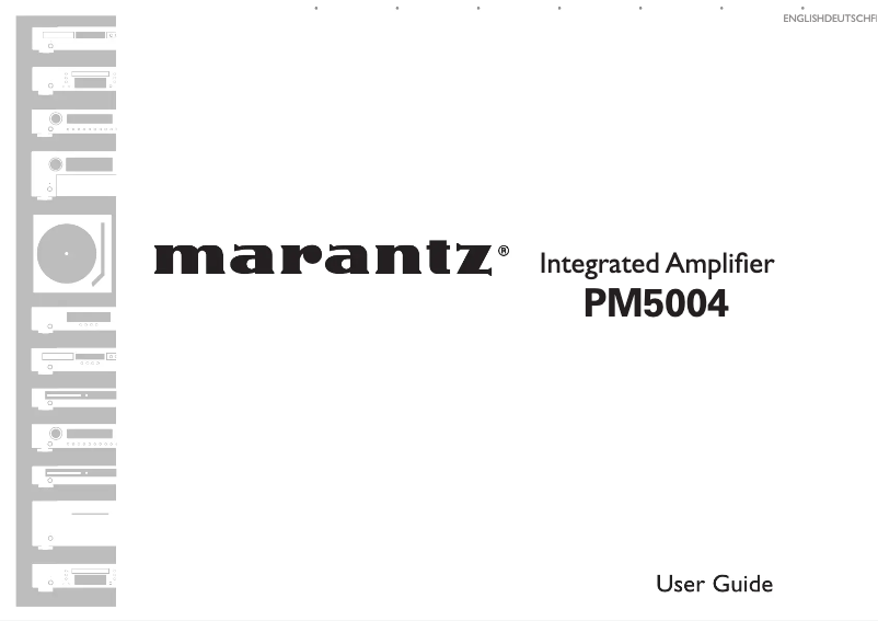 Page 1 de la notice Manuel utilisateur Marantz PM5004