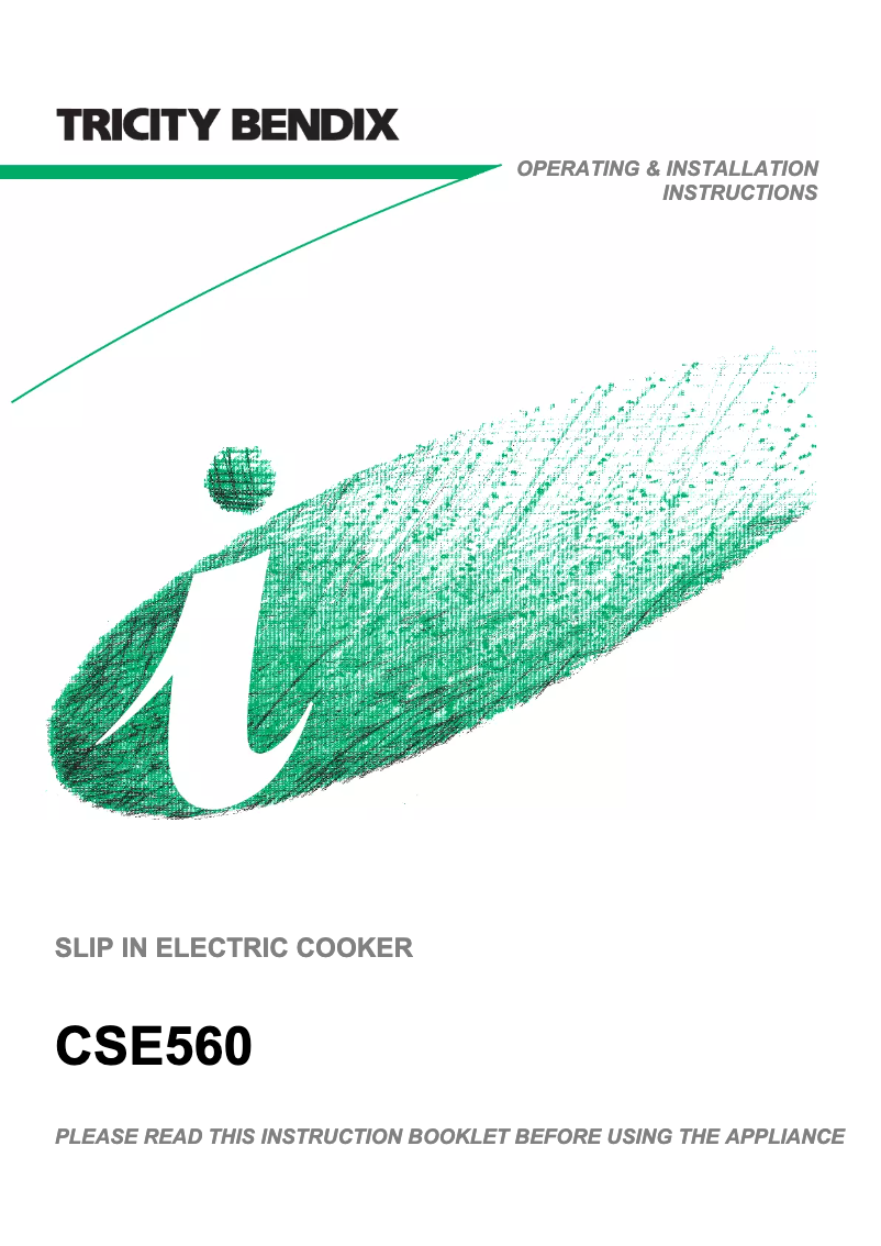 Image de la première page du manuel de l'appareil CSE560SV