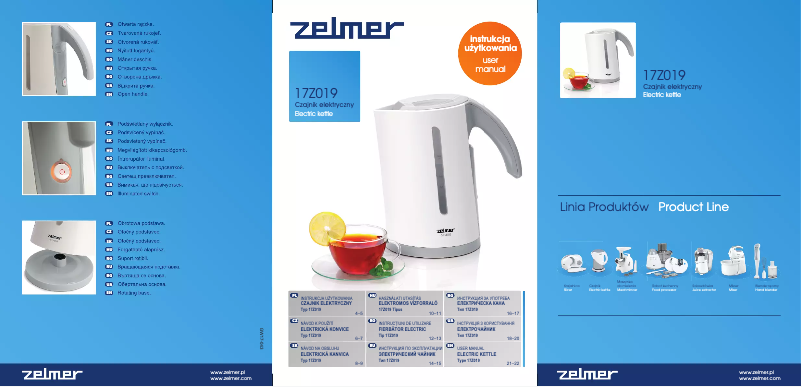 Página 1 del manual Manual de usuario Zelmer 17Z019