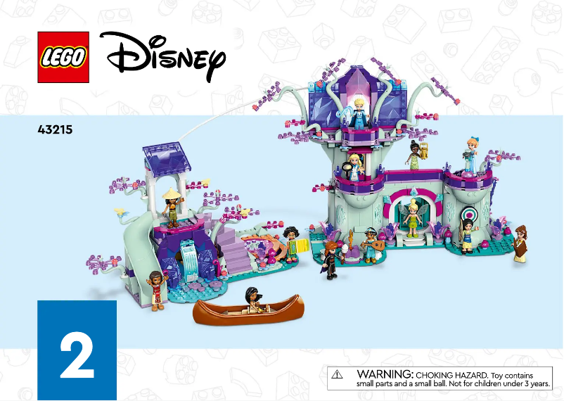 Page 1 de la notice Manuel utilisateur Lego Disney 43215