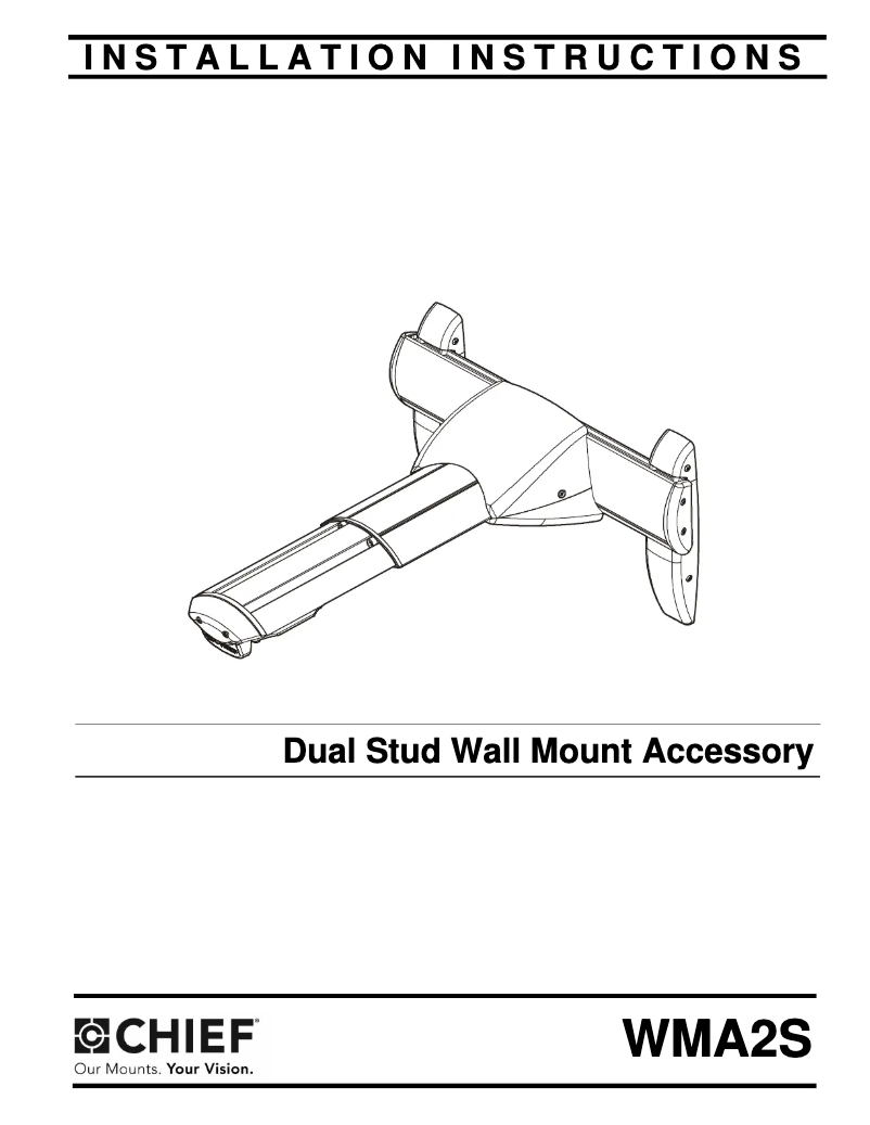 Page n°1 - Manuel utilisateur Chief WMA2S