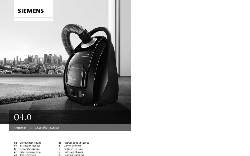 Page 1 de la notice Manuel utilisateur Siemens VSQ4G213CH