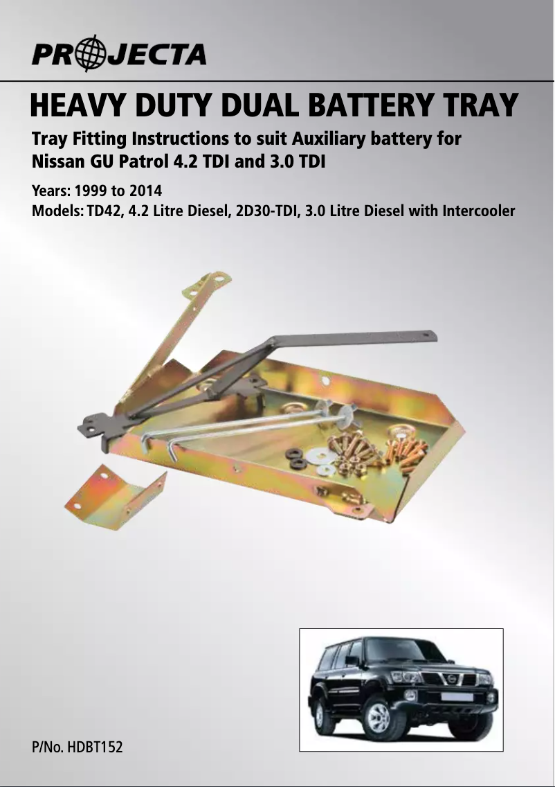 Page 1 de la notice Manuel utilisateur Projecta HDBT152