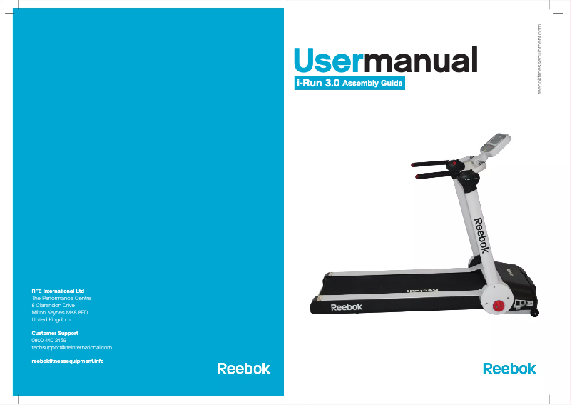 Page n°1 - Manuel utilisateur Reebok i-Run 3