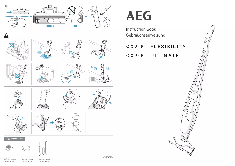 Página 1 del manual Manual de usuario AEG QX9-1-P5IB