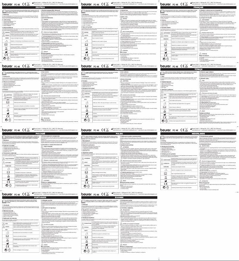 Image de la première page du manuel de l'appareil FC 48