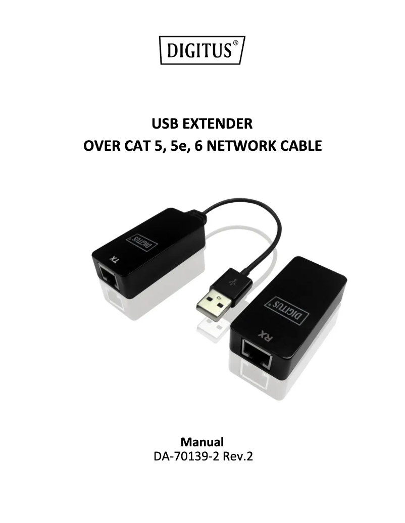 Page 1 de la notice Manuel utilisateur Digitus DA-70139-2
