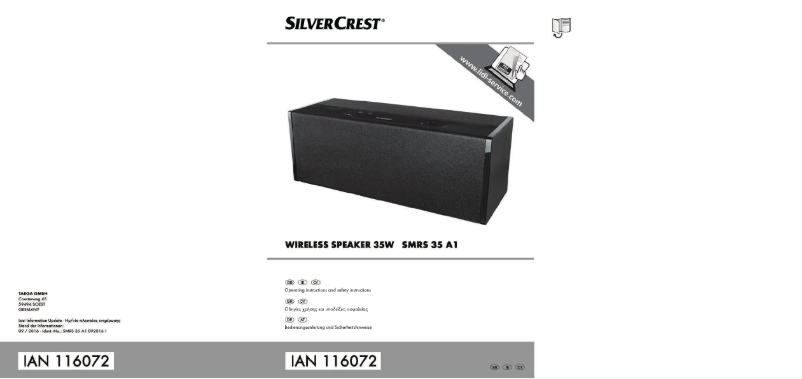 Page 1 de la notice Manuel utilisateur SilverCrest SMRS 35 A1