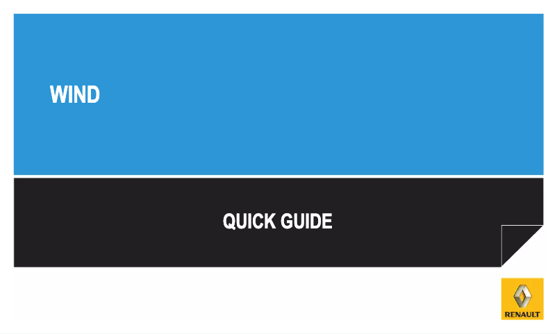 Image de la première page du manuel de l'appareil Wind (2009)