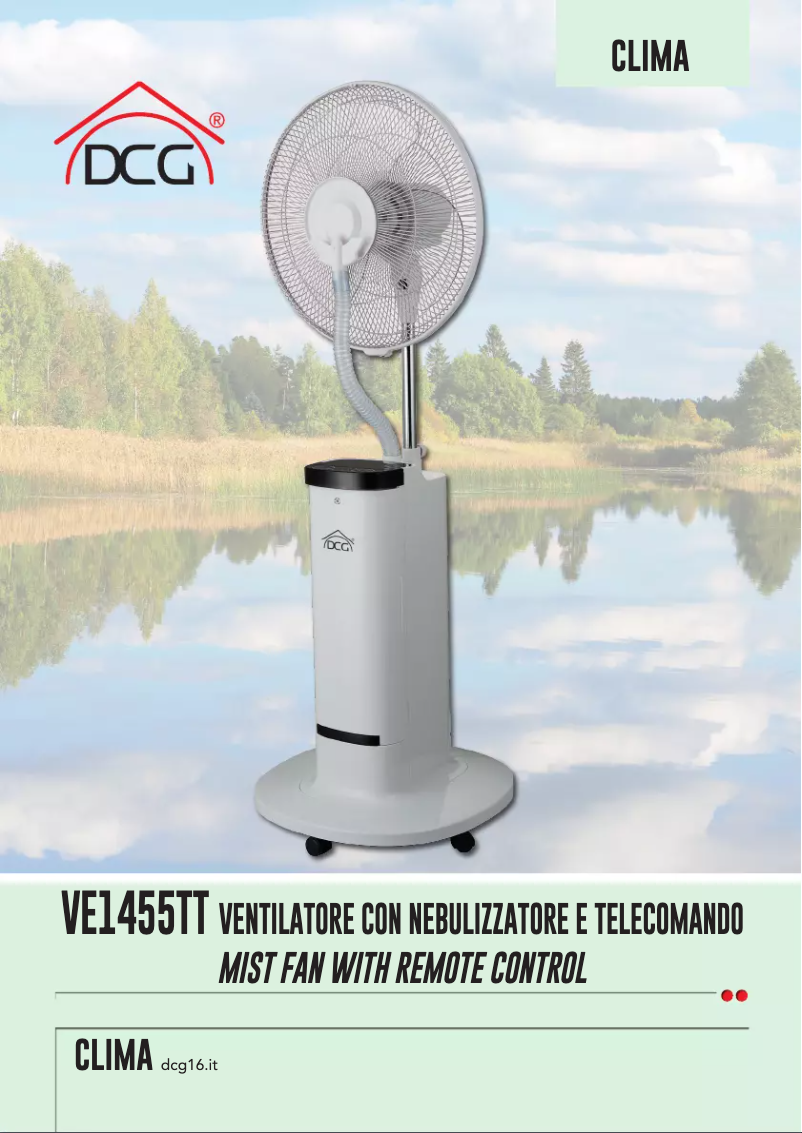 Página 1 del manual Manual de usuario DCG VE1455TT