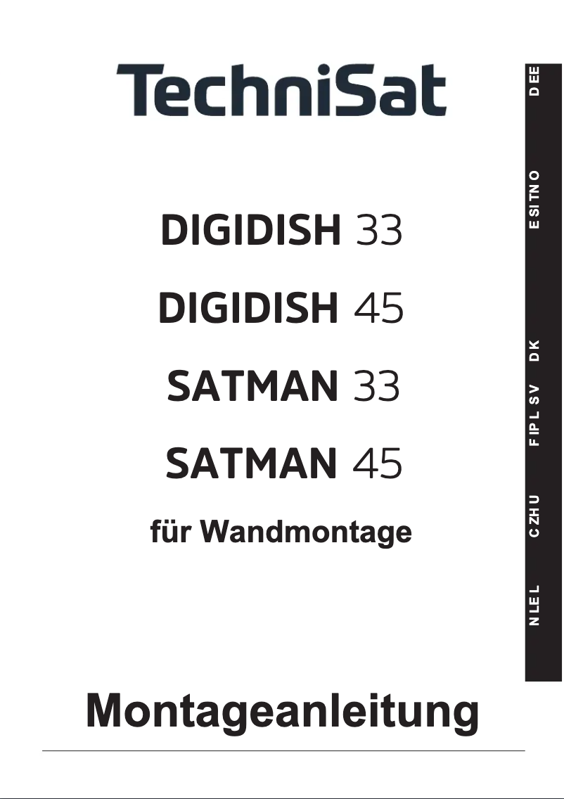 Page n°1 - Guide d'installation TechniSat DigiDish 45