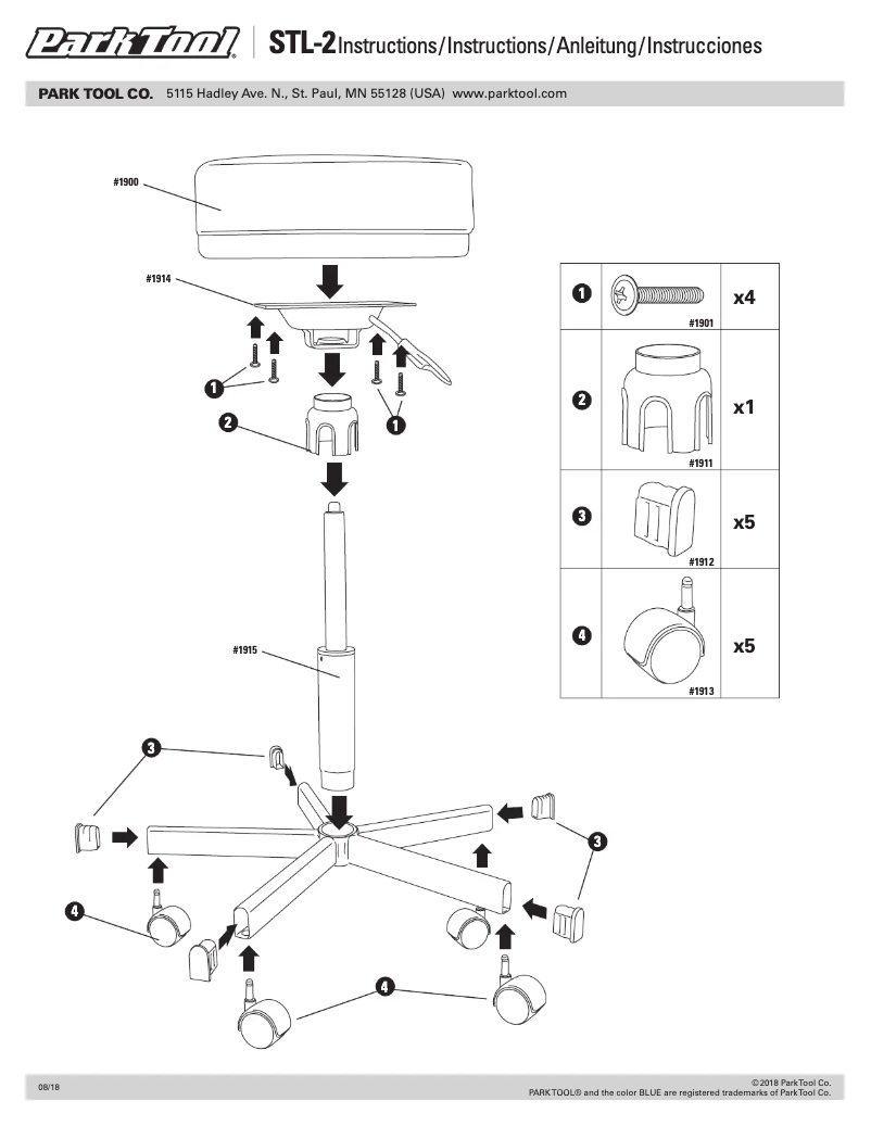 Image de la première page du manuel de l'appareil STL-2