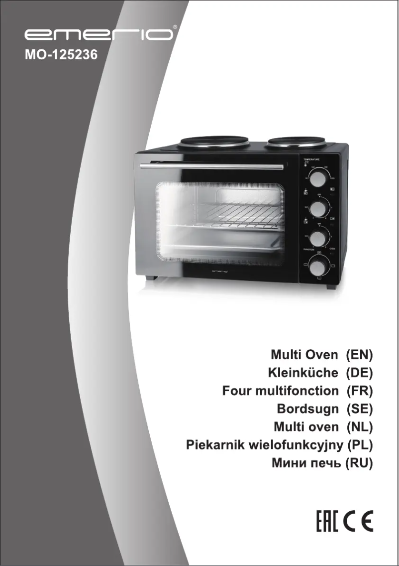 Image de la première page du manuel de l'appareil MO-125236